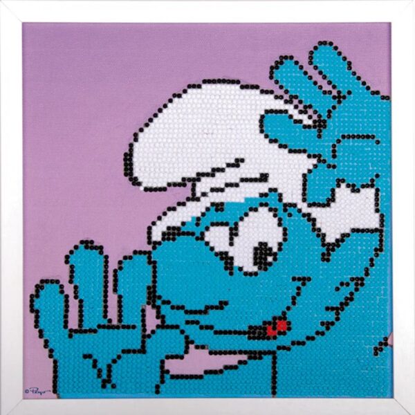 kit Diamond painting schtroumpfs
