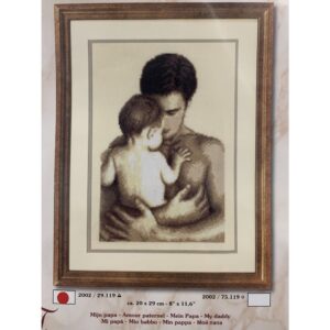 Broderie : "Amour paternel"