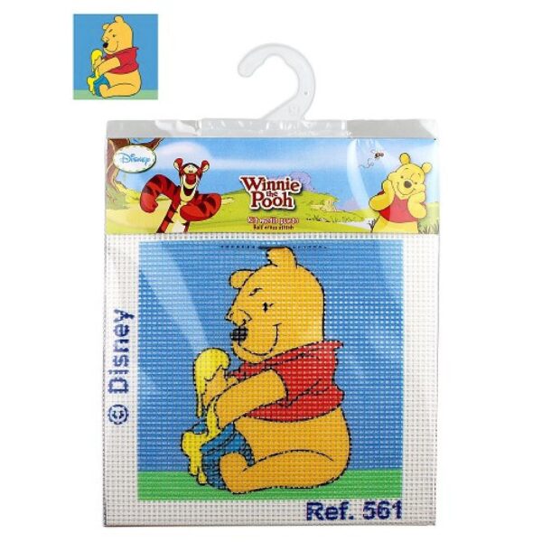 Kit canevas Winnie l'Ourson