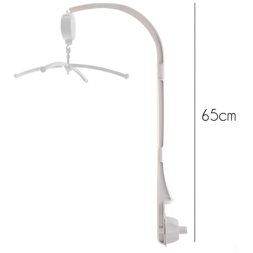 Mobile musical pour bébé blanc