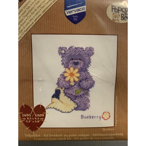 Broderie : Popcorn Blueberry