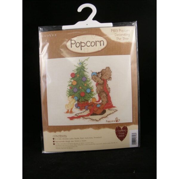 Popcorn-Decorating The Tree