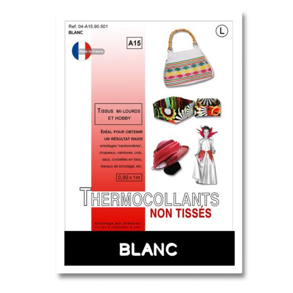 Thermocollant non-tissé A15 blanc