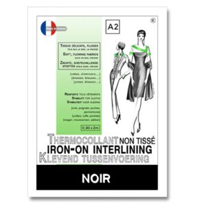 Thermocollant non-tissé A2 noir