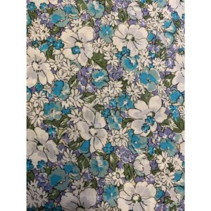Tissu coton " fleur grosses fleurs "