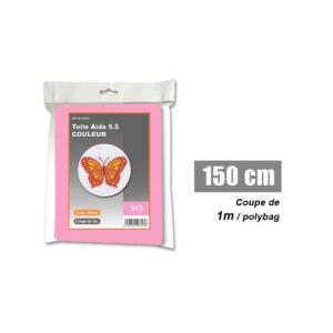 Coupon 1m aïda 5.5 , col: 513