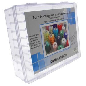 Boite rangement jusqu'à 80 bobines de fils