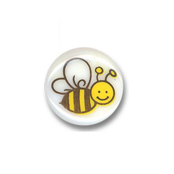 Bouton enfants abeille 14 mm