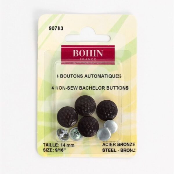 Bouton automatique bronze 14mm
