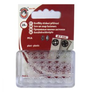 Boutons pression 7 mm plastique