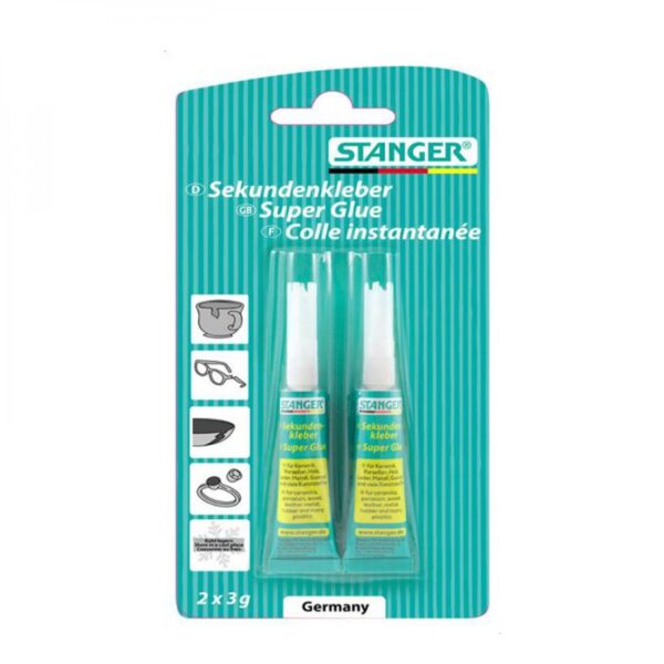 Blister 2 tubes 3gr colle extra forte