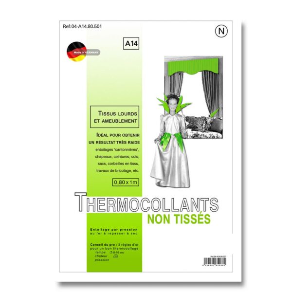 Entoilage épais collant A14 blanc