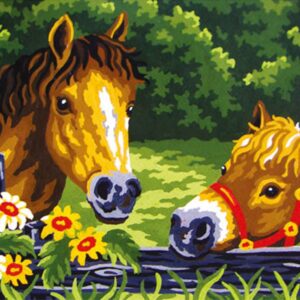 Kit canevas Tête de chevaux