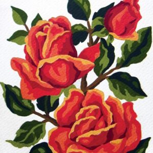 Kit à  canevas Trois Roses