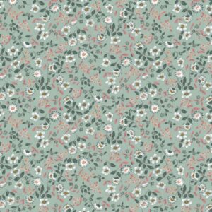 Tissus poplin flowers