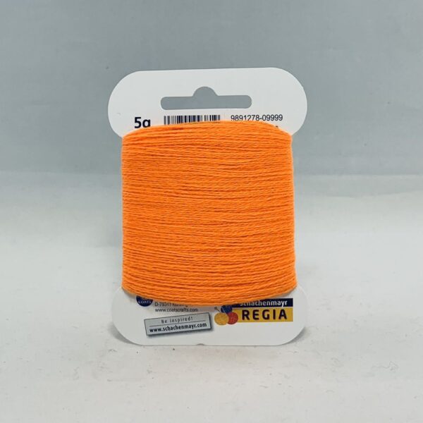 fil à repriser orange fluo