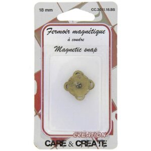 Fermoir magnétique à coudre bronze