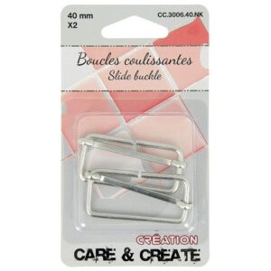 Boucles coulissantes 40 mm x 2