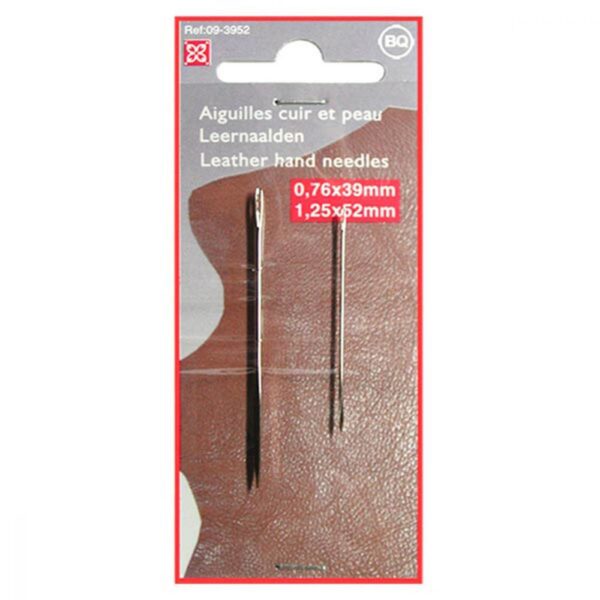 Aiguilles main cuir et peau