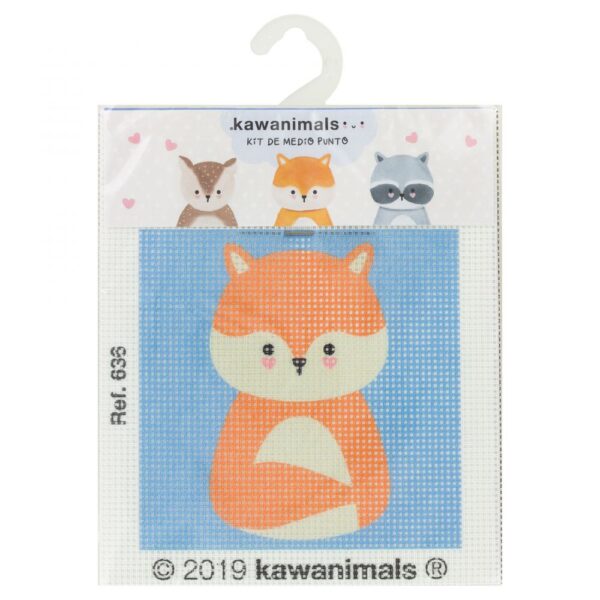 Kit canevas Kawanimals renard