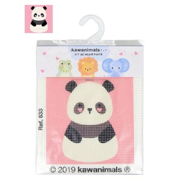 Kit canevas Kawanimals panda