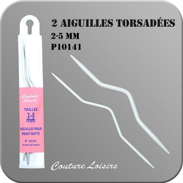 Aiguilles pour torsade