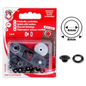 Oeillets laiton ø intérieur 4 mm