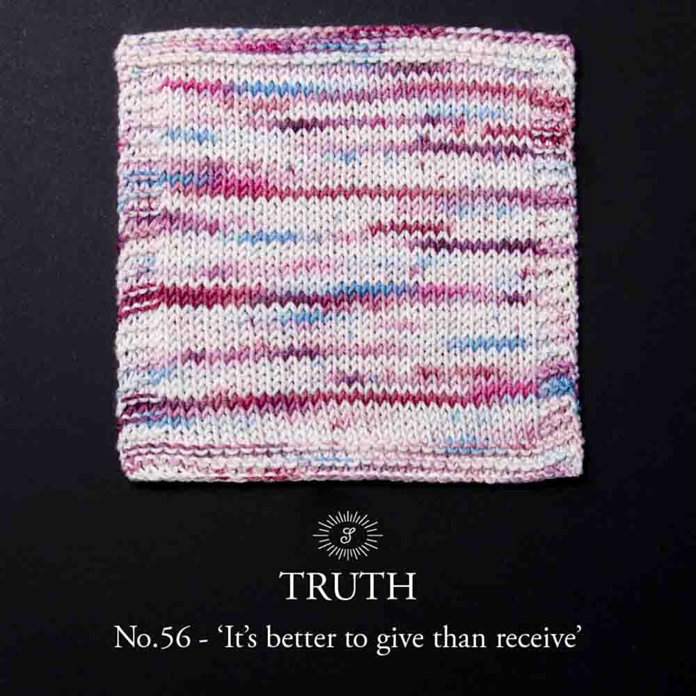 Truth sock coloris : 56 It's better to give than to … – Image 2