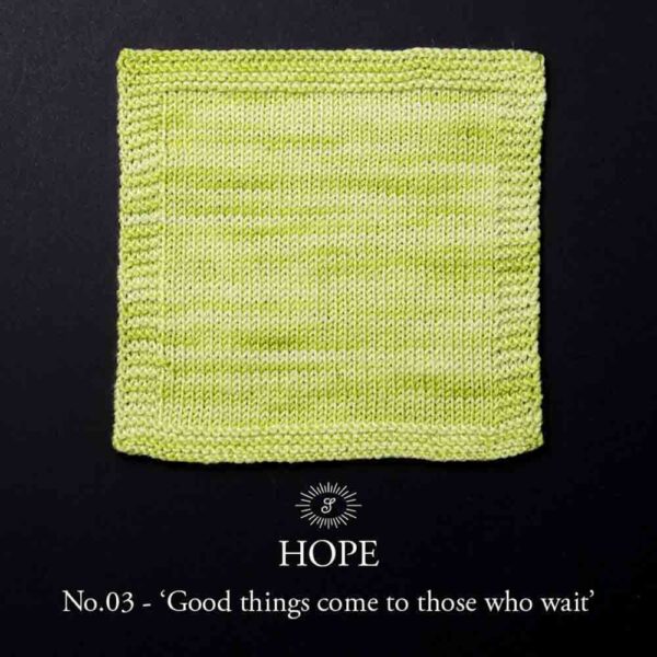Hope sock coloris : 03 Good things come to those who … – Image 3