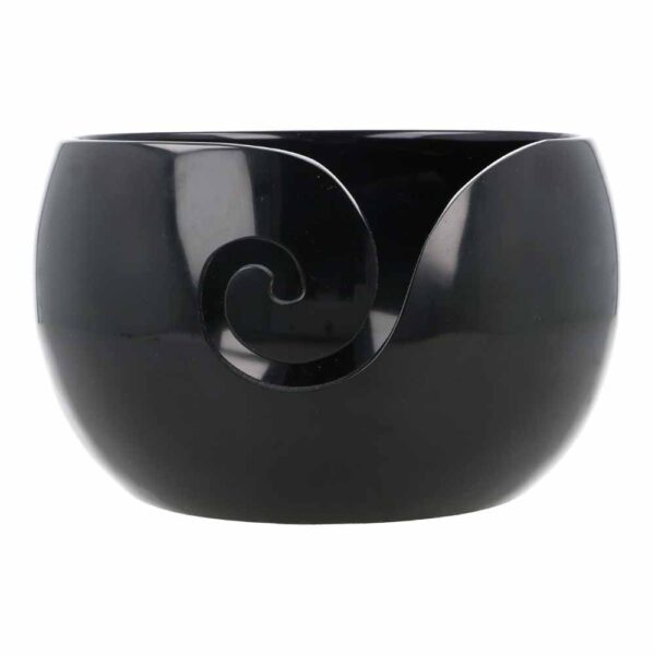 Bol de tricot coloris black metallic