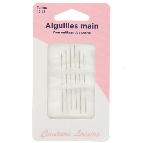 Aiguilles à enfiler les perles