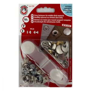 Boutons pression anorak 15 mm