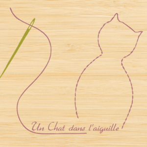 Broderies un chat dans l'aiguille